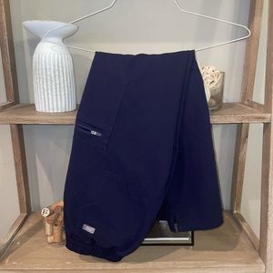 Figs XS Petite Skinny Scrub pants Navy